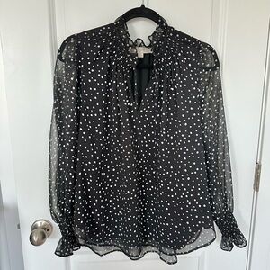 LOFT Polka Dot Blouse